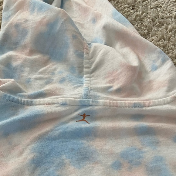 Danskin Women’s Pink/Blue/White Tie Dye Hoodie Sz M - Picture 2 of 9